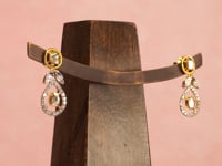 Ishita Polki And Diamond Earrings
