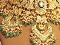 Srushti Necklace And Diksha Chandbalis Polki Set