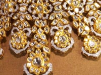 Kaushiki Polki And Diamond Choker