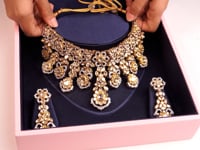 Kaushiki Polki And Diamond Choker