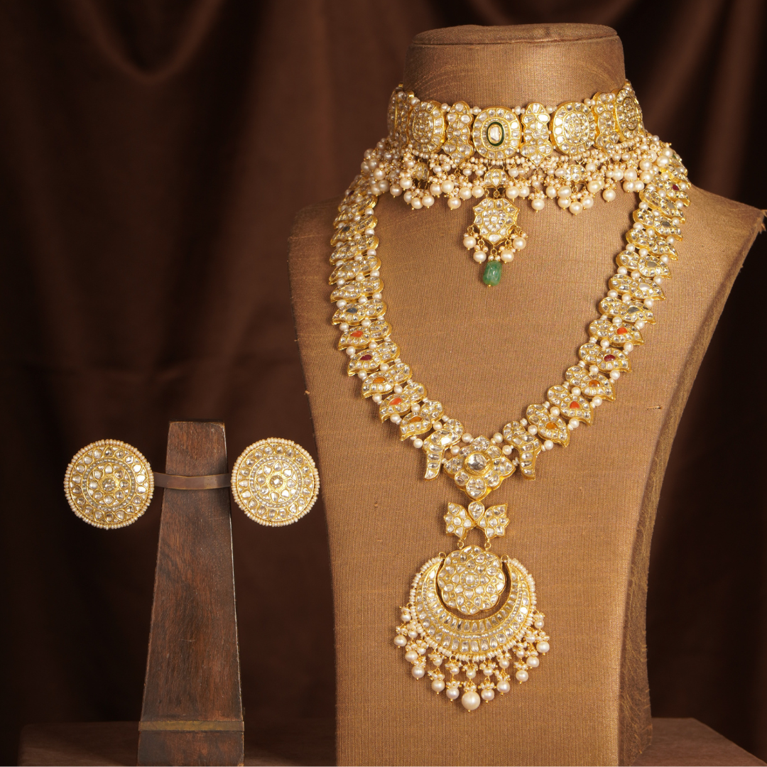 Veena Bridal Polki Set