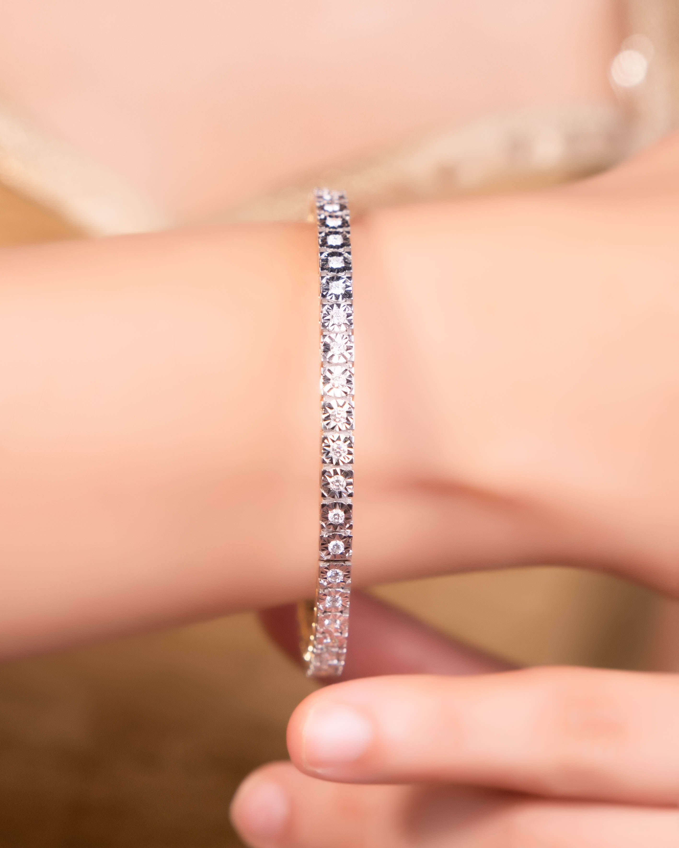 Halo Diamond Bracelet Mangalsutra – Mangalsutraonline