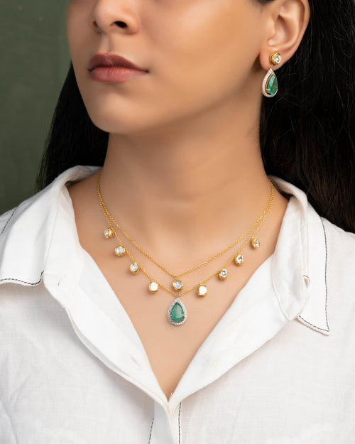 Nira Polki And Diamond Pendant