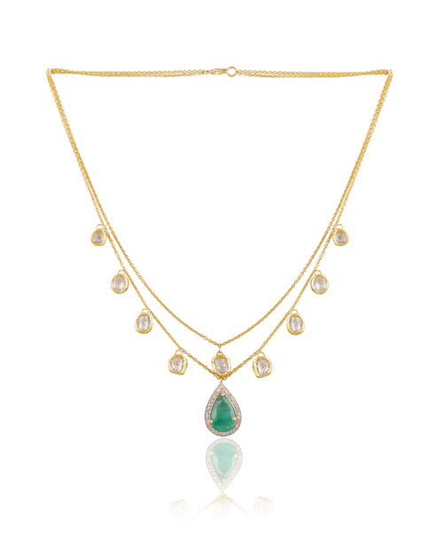 Nira Polki And Diamond Pendant