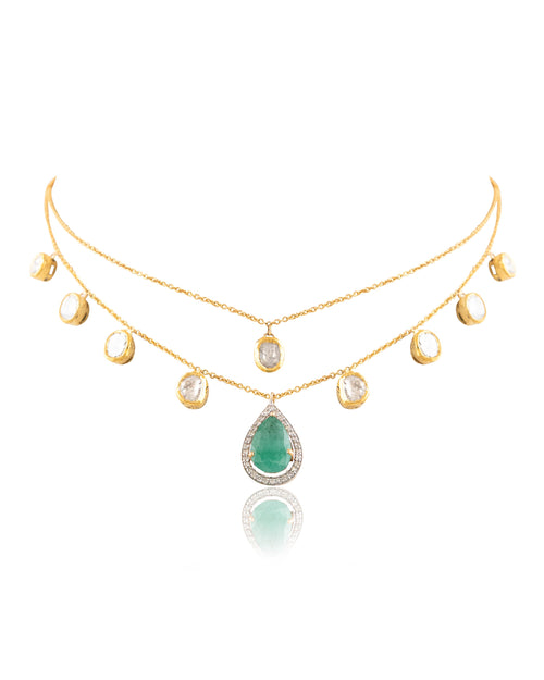 Nira Polki And Diamond Pendant