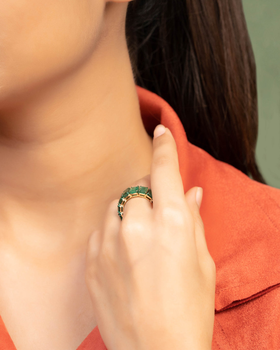 Meghna Emerald Ring