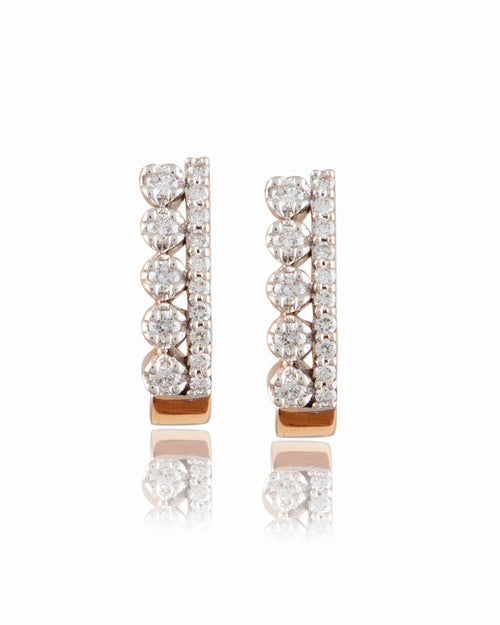 Dainty Diamond Earrings