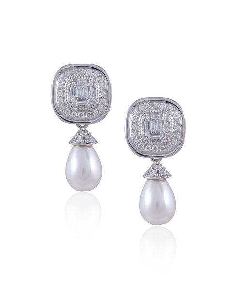 Diamond Long Earring