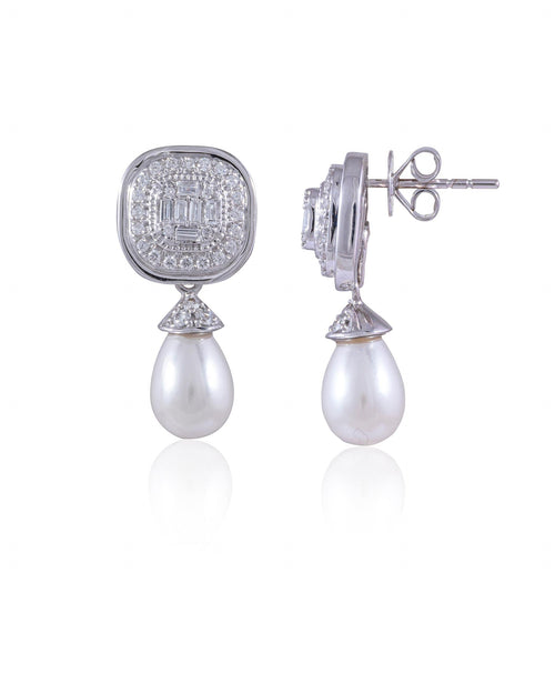 Diamond Long Earring