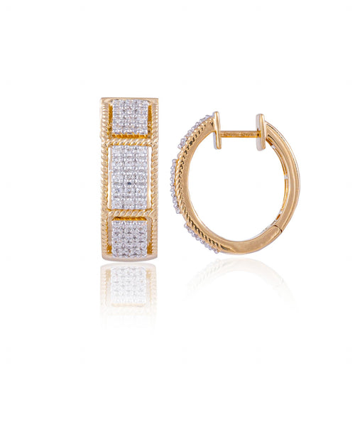 Diamond Long Earring