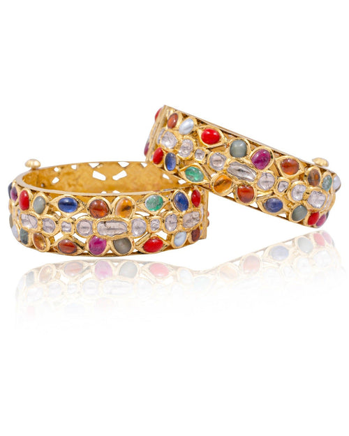 Sheeba Jadau Polki Bracelet