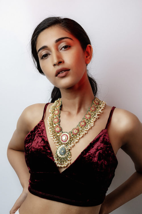 Shivanjali Polki Long Necklace