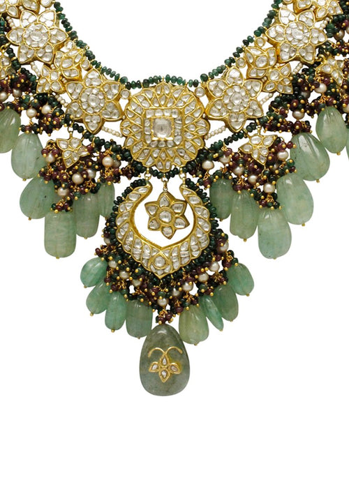 Farzeen Polki Long Necklace