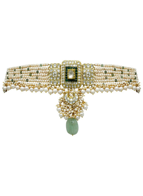 Candence Polki Bead Choker