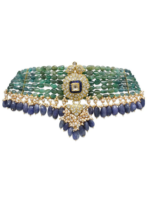 Clara Polki Bead Choker