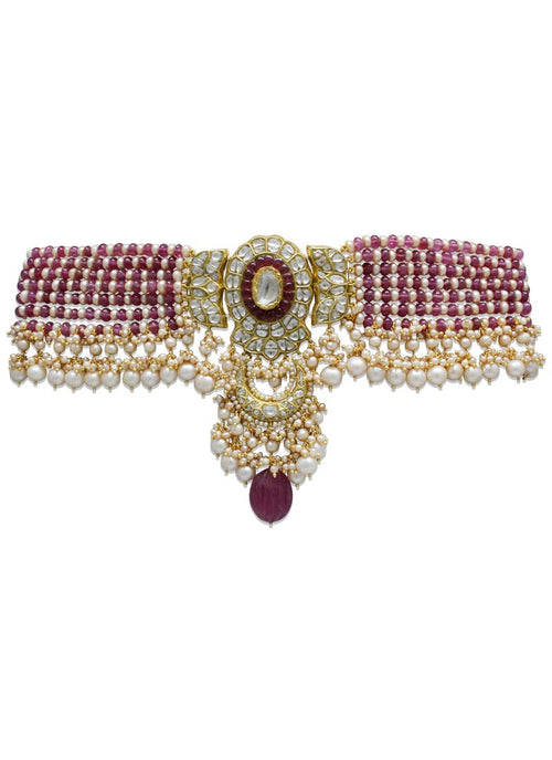 Fae Polki Bead Choker