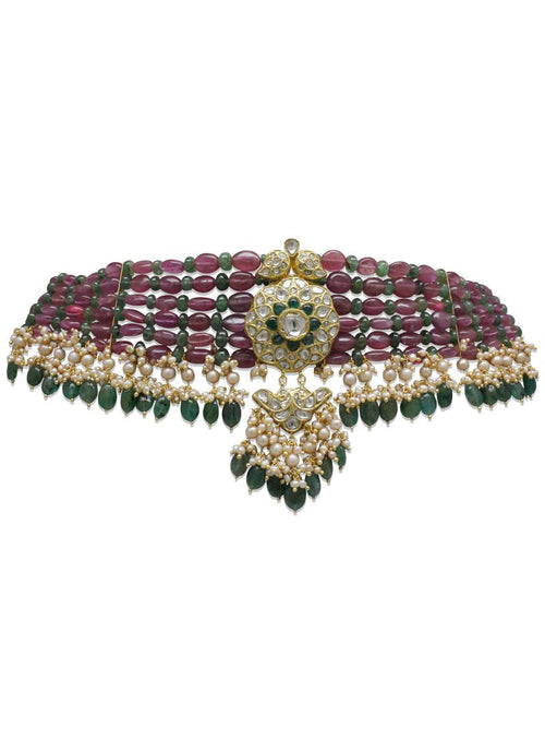 Lina Polki Bead Choker