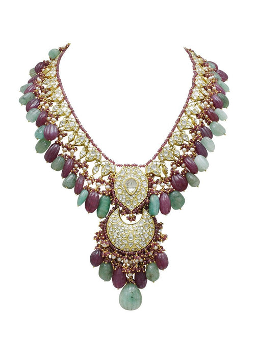 Anahita Polki Long Necklace