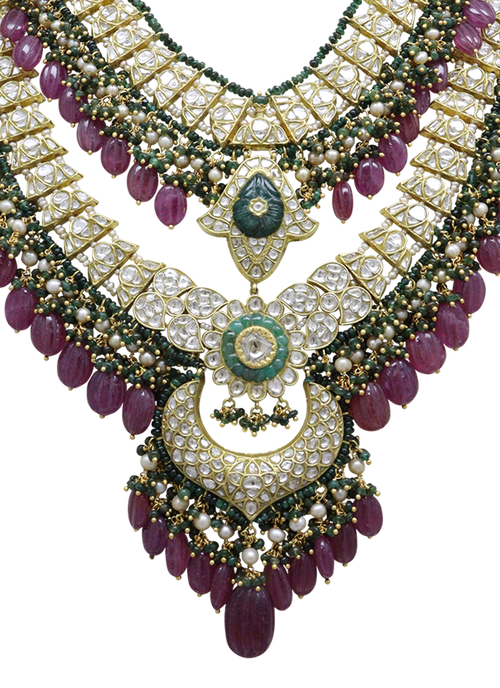 Kanishka Polki Long Necklace