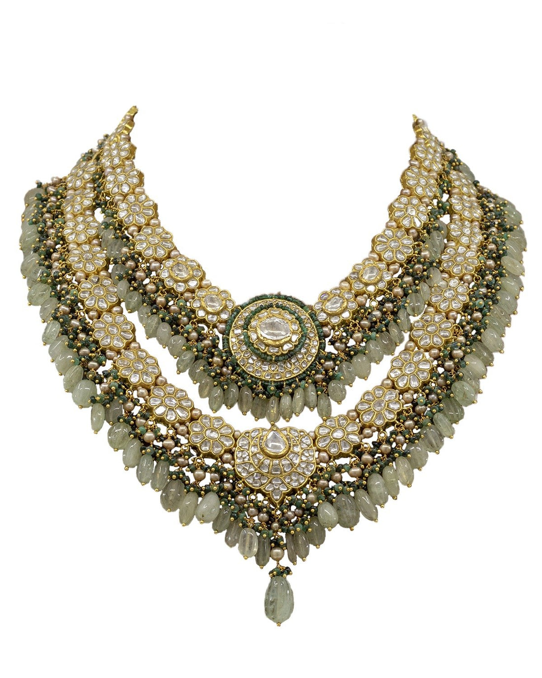 Elegant & Traditional Designer Long gold Necklace for this wedding season  at Rs 400000/set, Opposite Volga Pan Centre, Chikhli