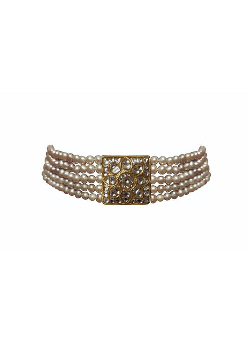Sanjani Polki Bead Choker