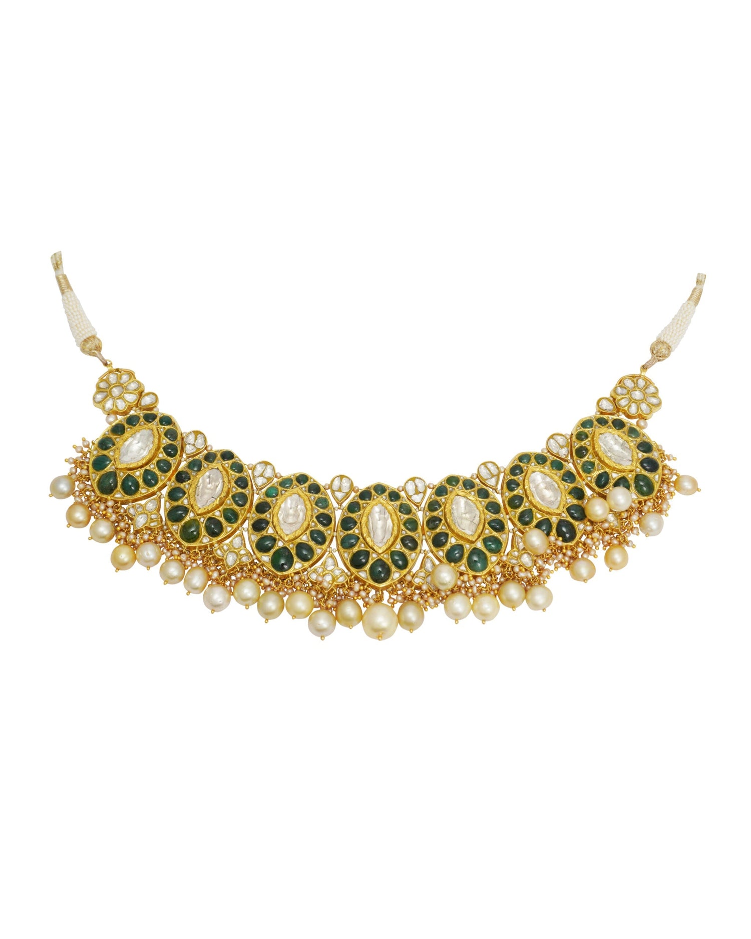 Charvi Polki And Diamond Long Necklace – Tyaani Jewellery LLP