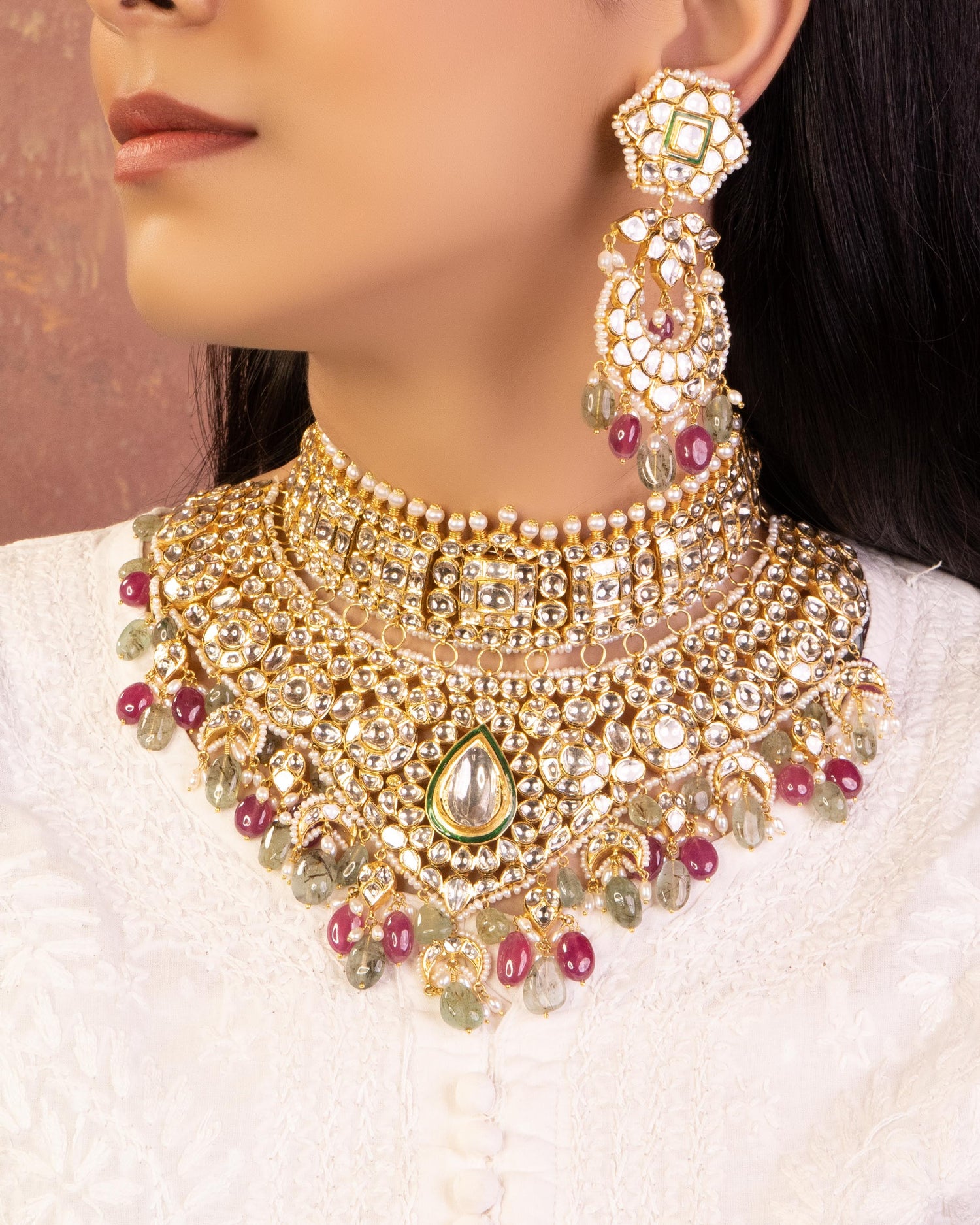 Zareen Jadau Polki Choker