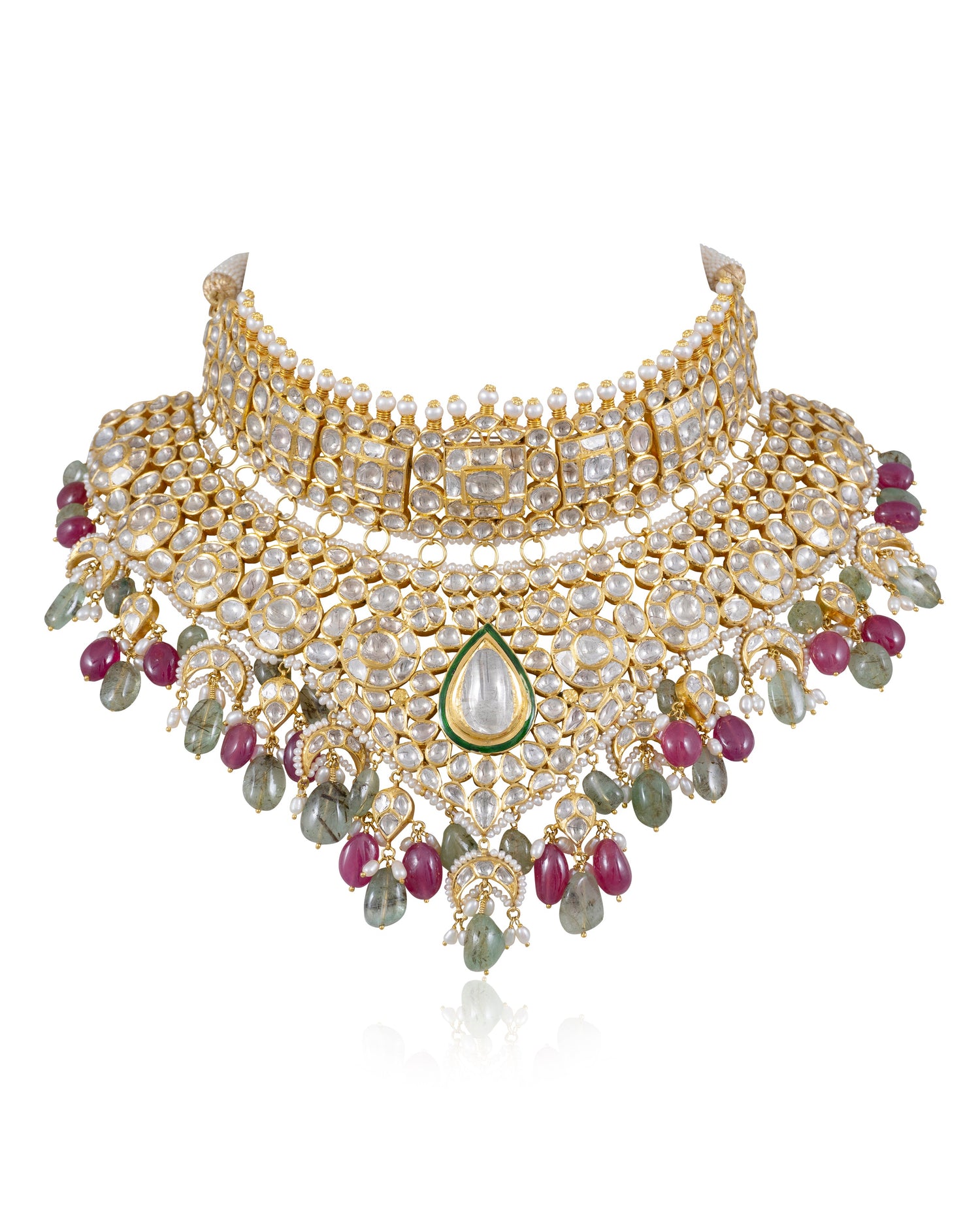 Zareen Jadau Polki Choker