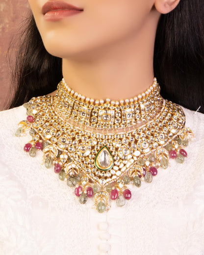 Zareen Jadau Polki Choker