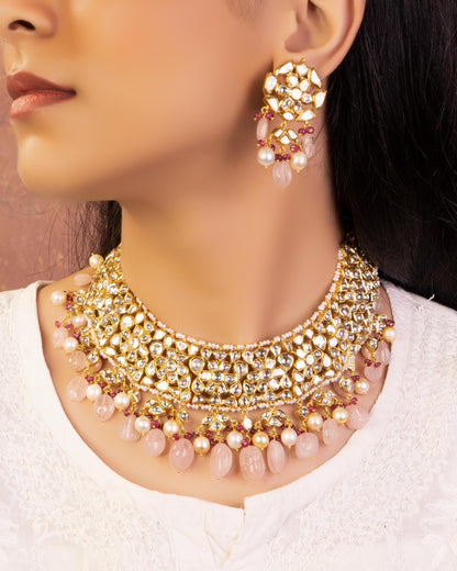 Mira Jadau Polki Necklace