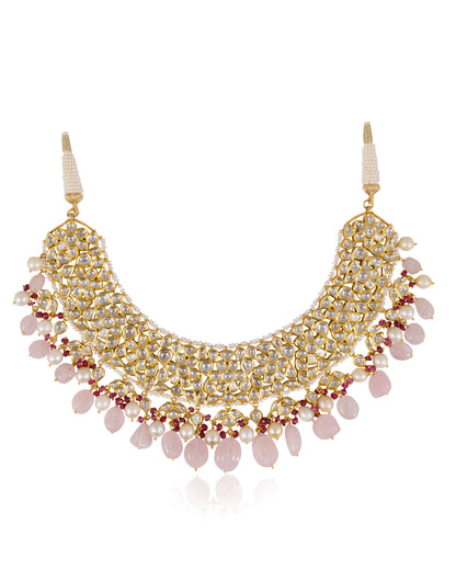 Mira Jadau Polki Necklace