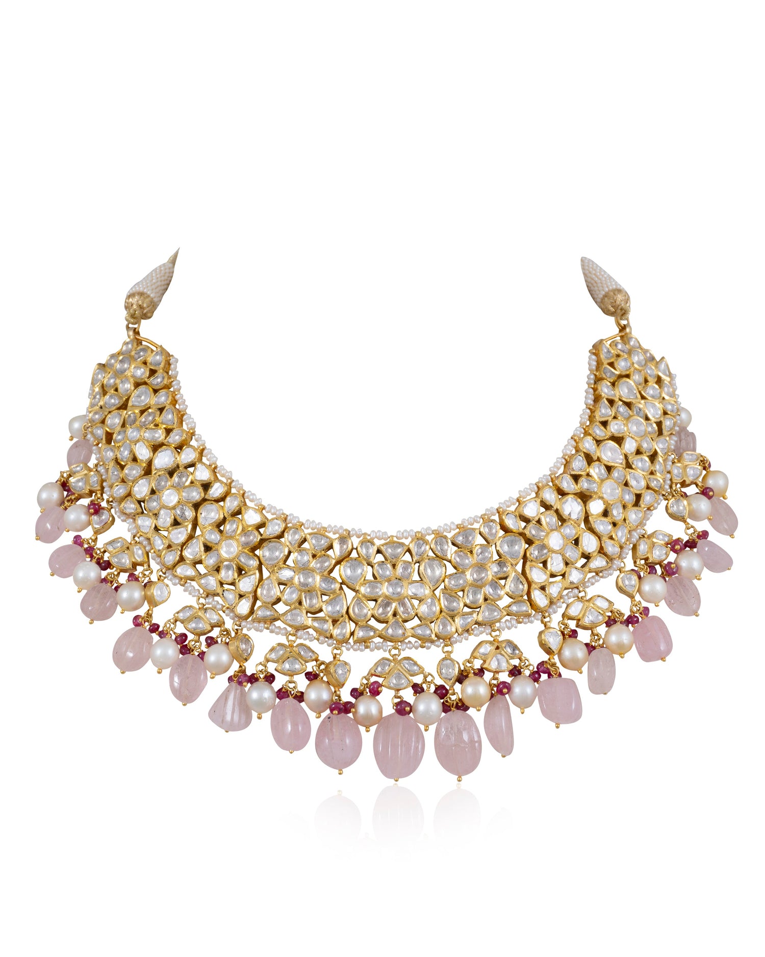 Mira Jadau Polki Necklace