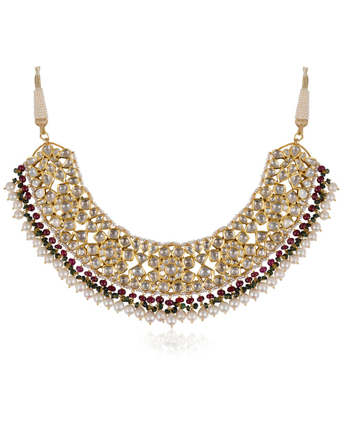 Harveen Jadau Polki Necklace