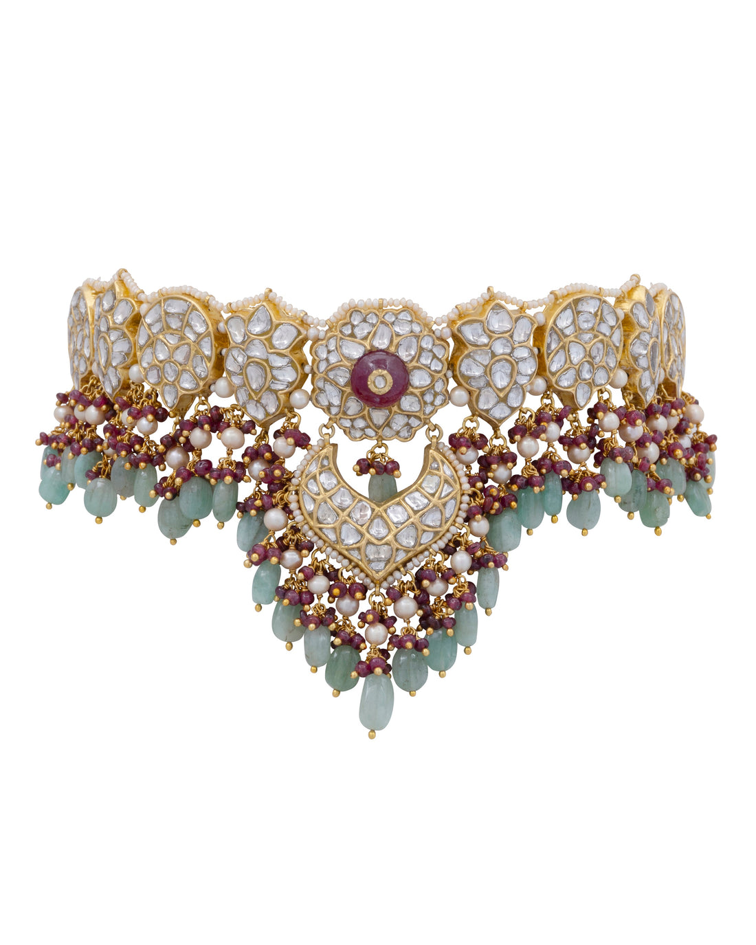 Kalpeshi Choker and Ruchika Chandbalis Polki Set