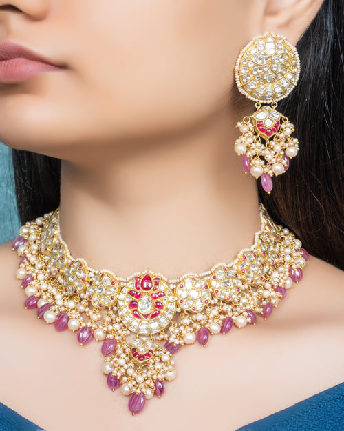 Sitri Polki Long Earrings