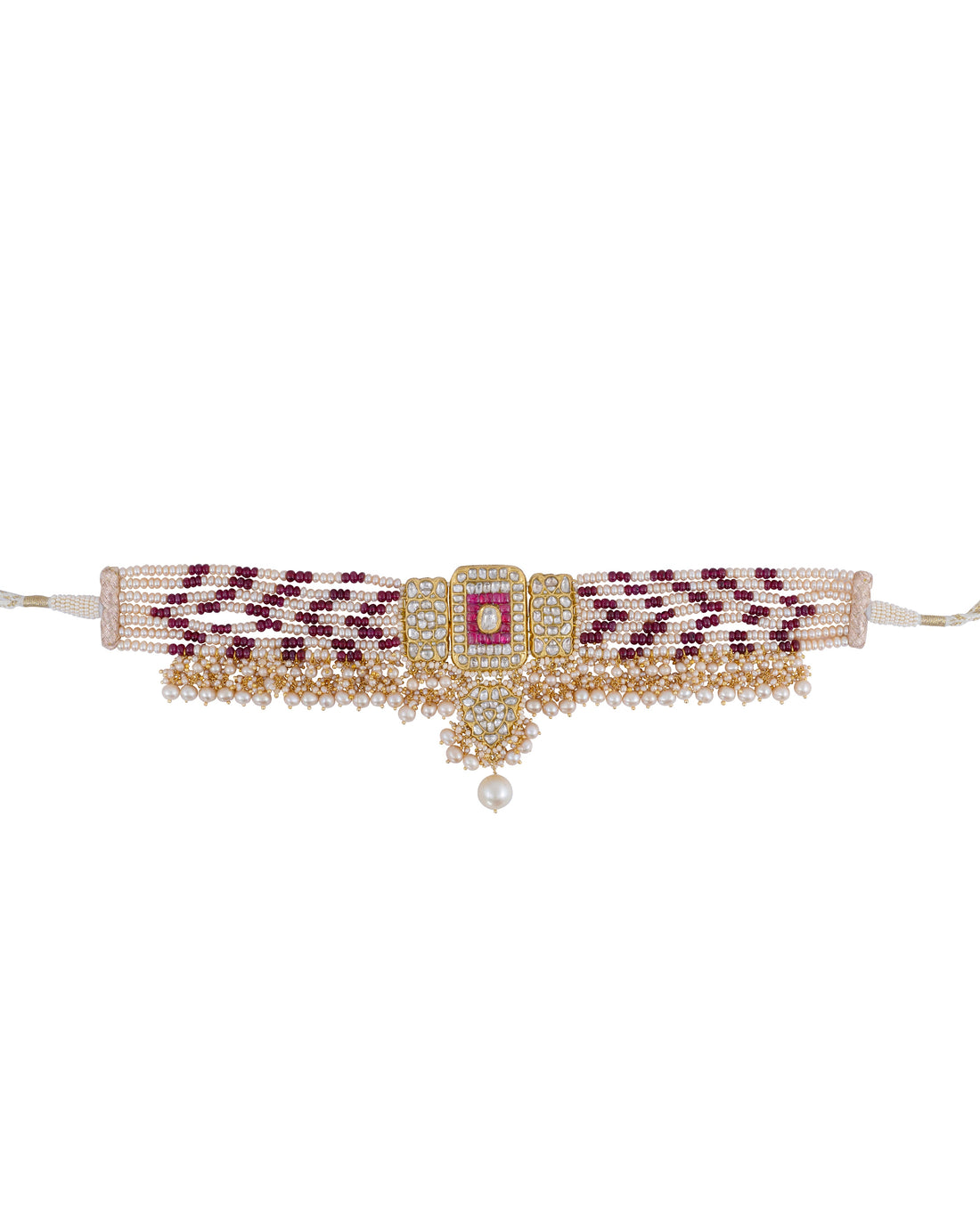 Shamin Polki Bead Choker
