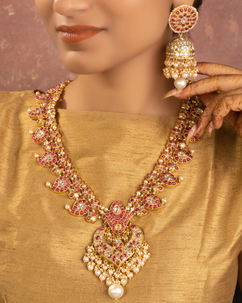 Tryia Polki Long Necklace