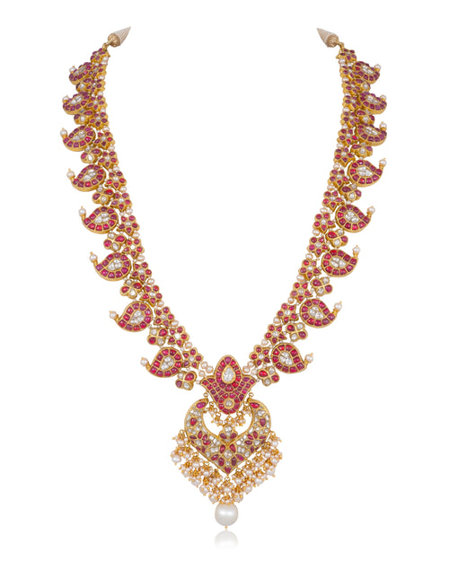 Tryia Polki Long Necklace