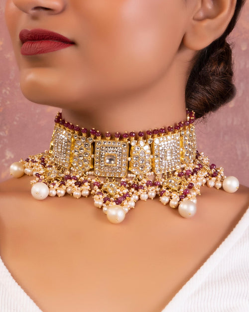 Kariyamna Polki Choker