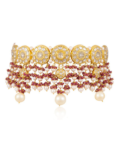 Dhalia Polki Choker