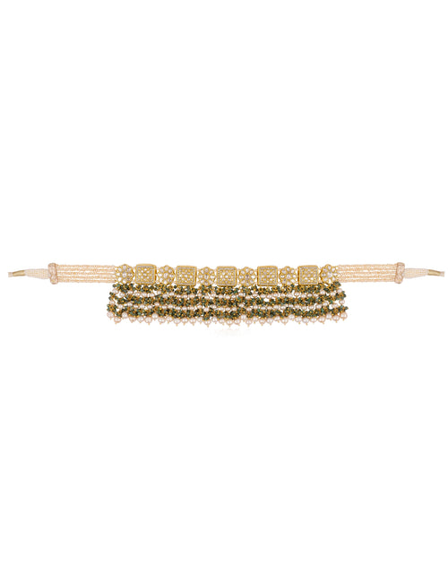 Ashwini Choker And Riddhi Chandbalis Polki Set