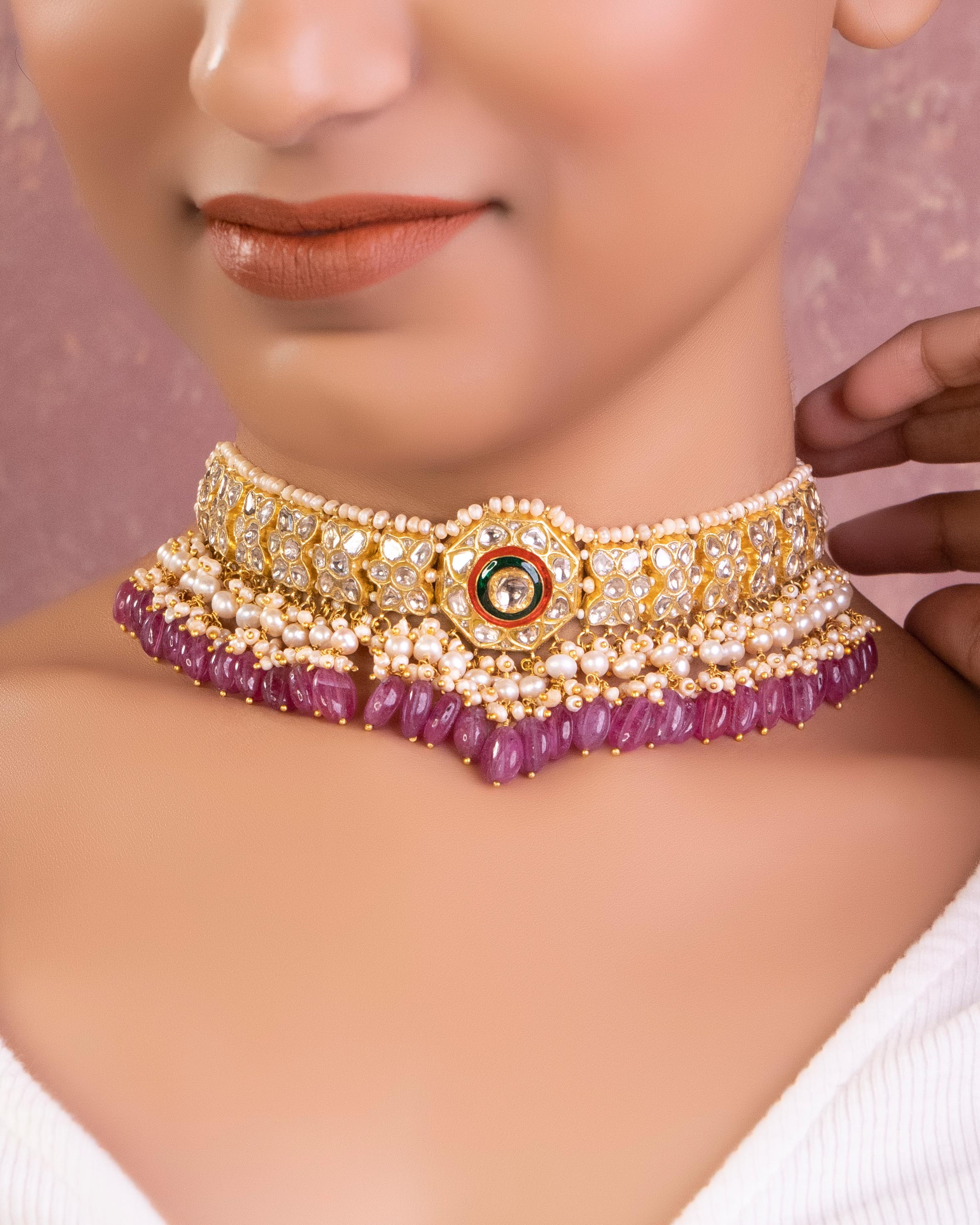 Jacinta Polki Choker