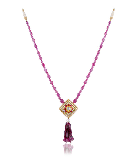 Ziva Polki Bead Choker - NO ORDERS