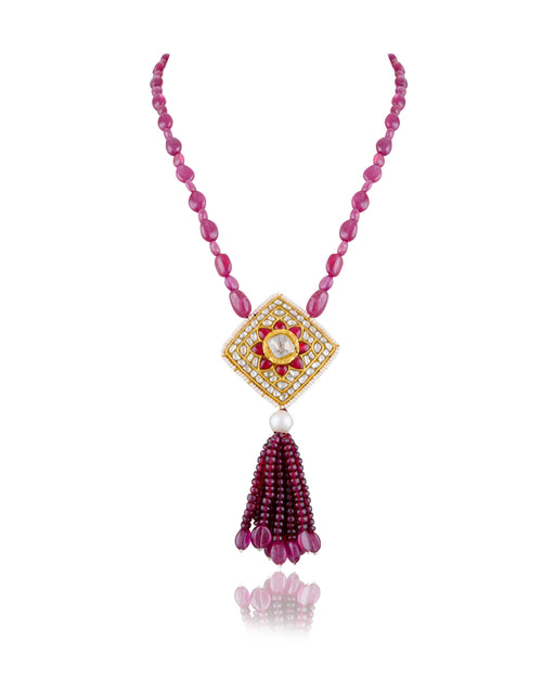 Ziva Polki Bead Choker - NO ORDERS