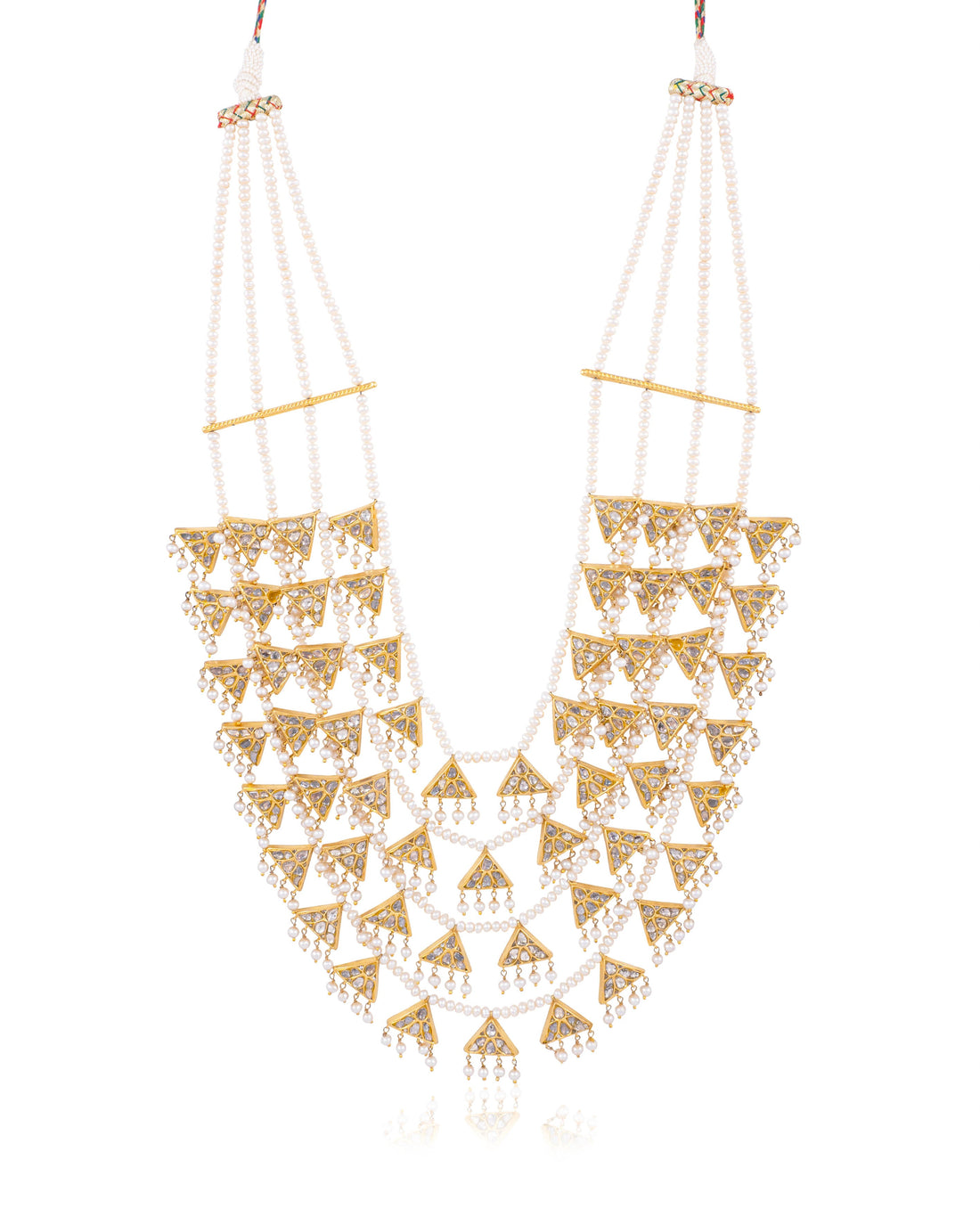 Manisha Polki Long Necklace - NO ORDERS