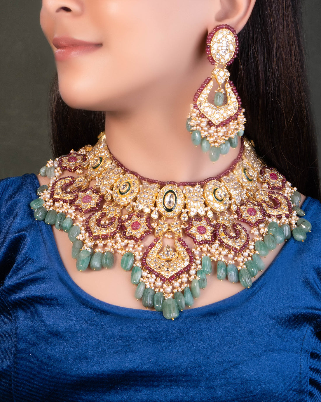 Tejal Polki Chandbalis - NO ORDERS