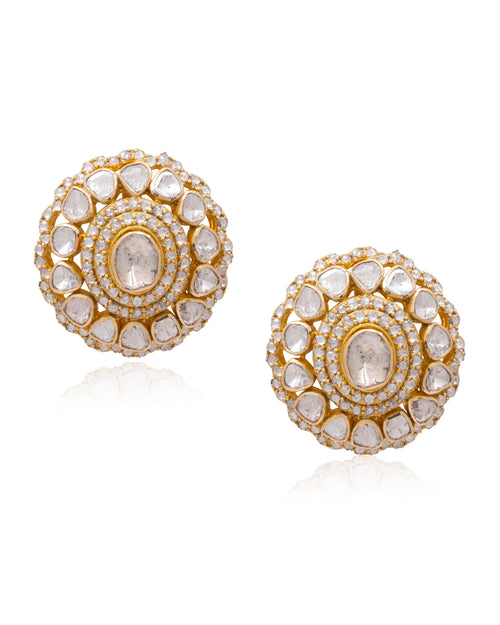 Gauri Bead Choker and Bavna Tops Polki Set