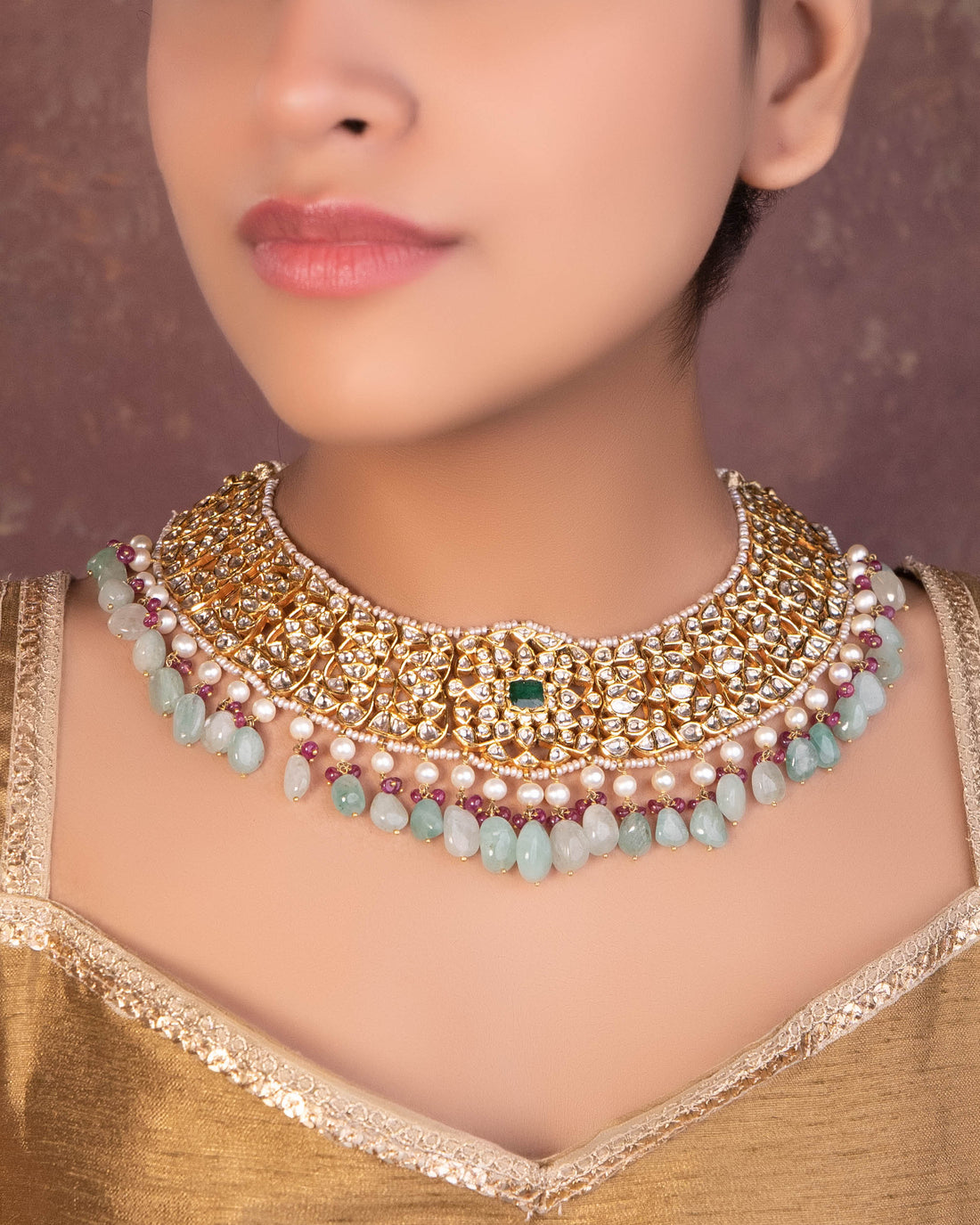 Sneha Jadau Polki Necklace