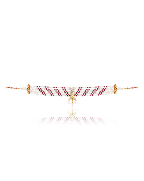 Mishthi Jadau Polki Bead Choker
