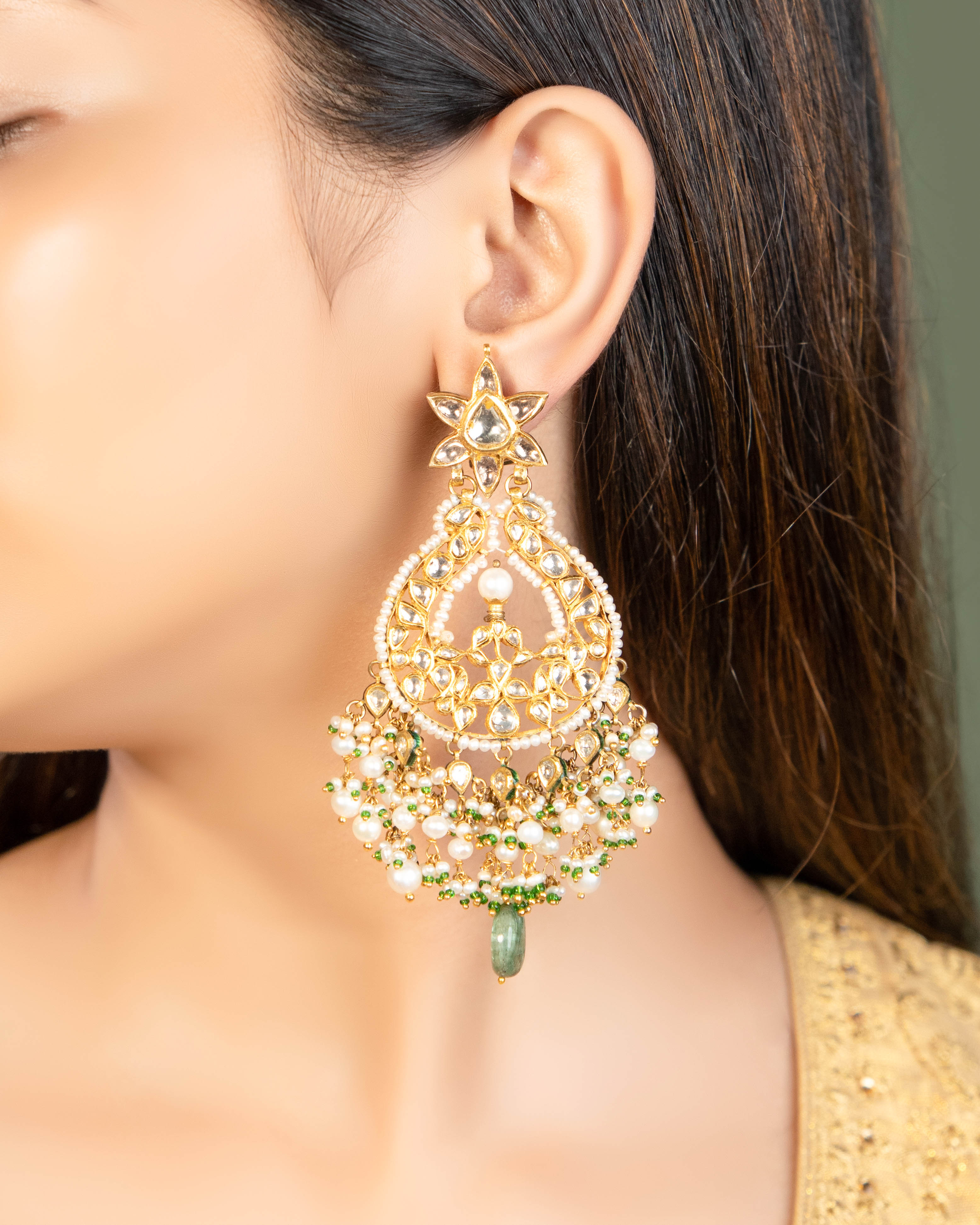 Jadau Polki Chandbalis